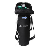 Airlift Oxygen Tank Carrier Cross-Body Shoulder Bag for Size D/M15 Cylinder Bag 02 Tank Carrier Holder for Travel/EMS (Black)