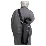 Airlift Oxygen Tank Carrier Cross-Body Shoulder Bag for Size D/M15 Cylinder Bag 02 Tank Carrier Holder for Travel/EMS (Black)