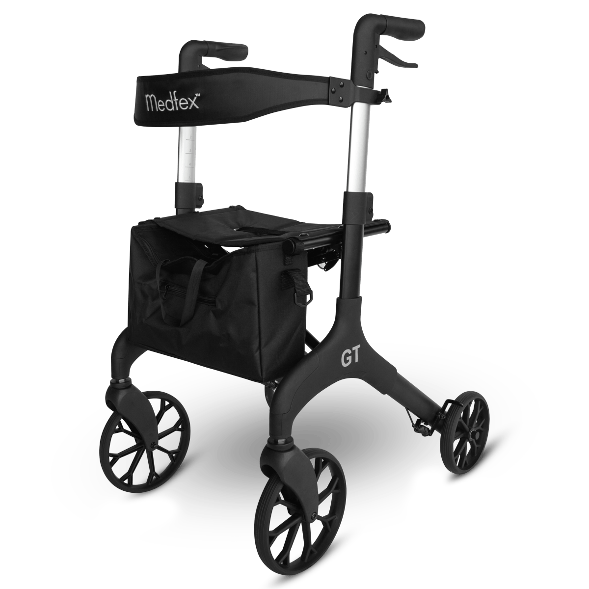 Medfex GT Euro Rollator 10” All Terrain Sport Wheels - Fully Assembled - Direct Aid Health