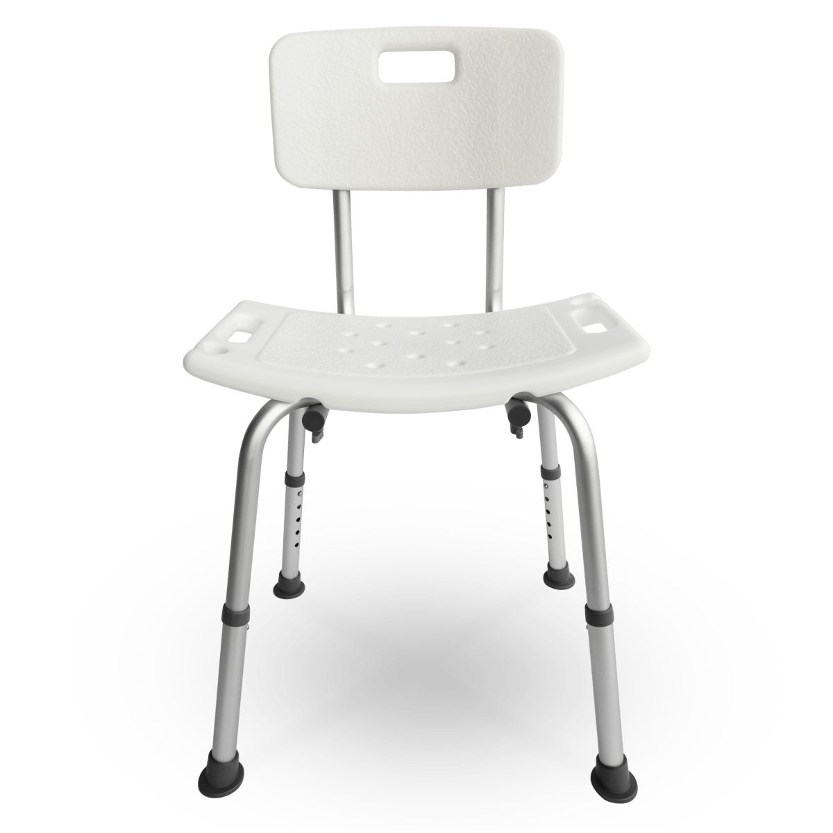 Shower seat with discount backrest