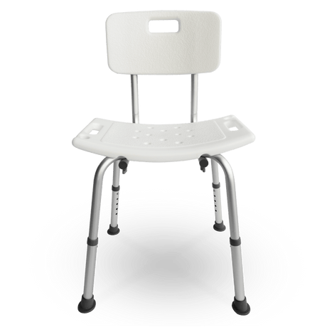 Shower/Bath Chair with Backrest - 350lbs - Direct Aid Health
